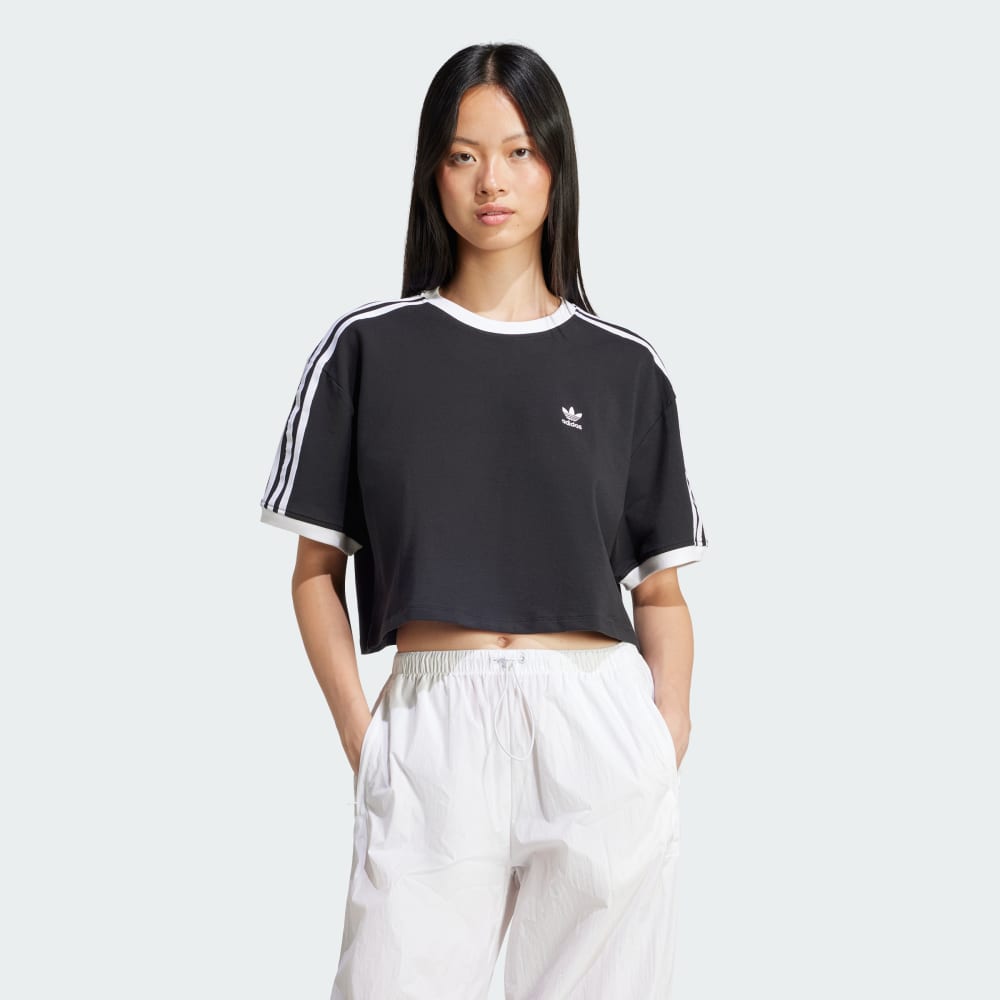 Adicolor 3-Stripes Loose Crop Tee Adidas Originals