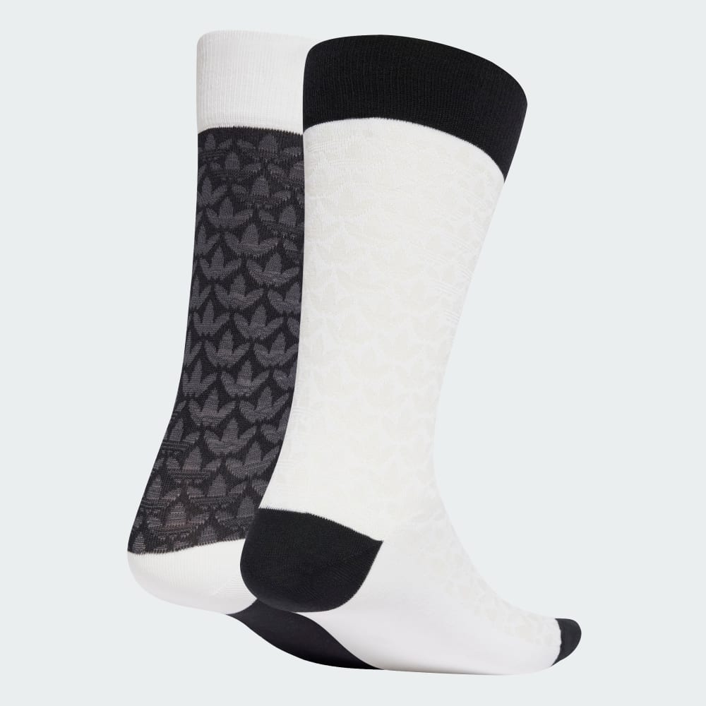 Monogram Crew Socks 2 Pairs Adidas Originals