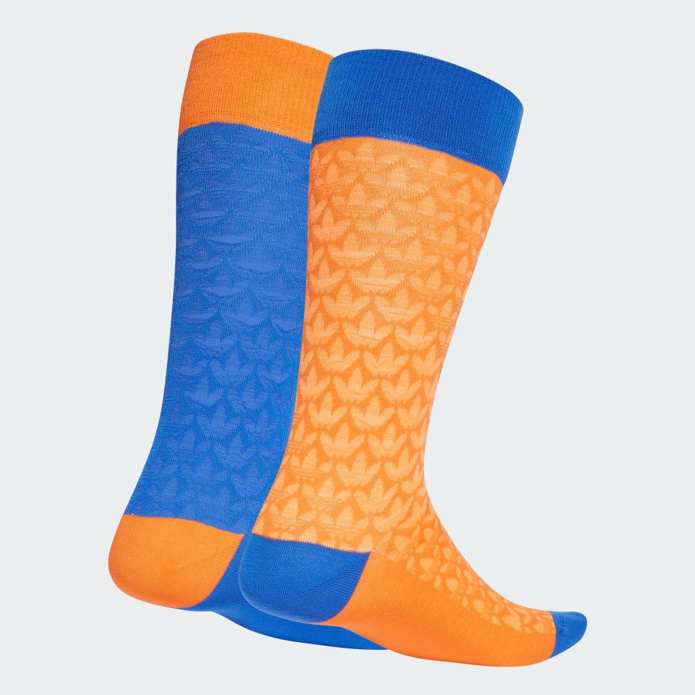 Monogram Crew Socks 2 Pairs Adidas Originals