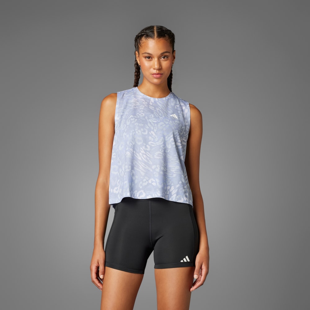 Own the Run CLIMACOOL 3-Stripes Tank Top Adidas performance