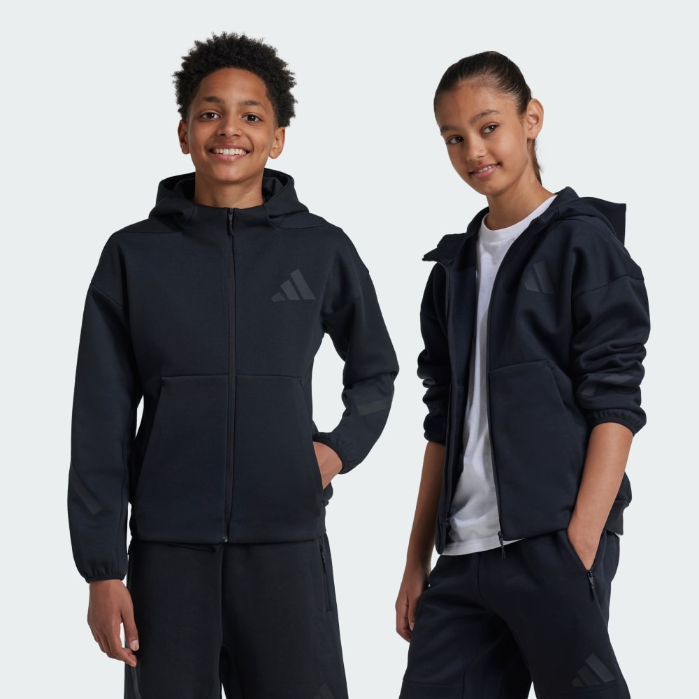 adidas Z.N.E. Full-Zip Hooded Track Jacket Kids Adidas