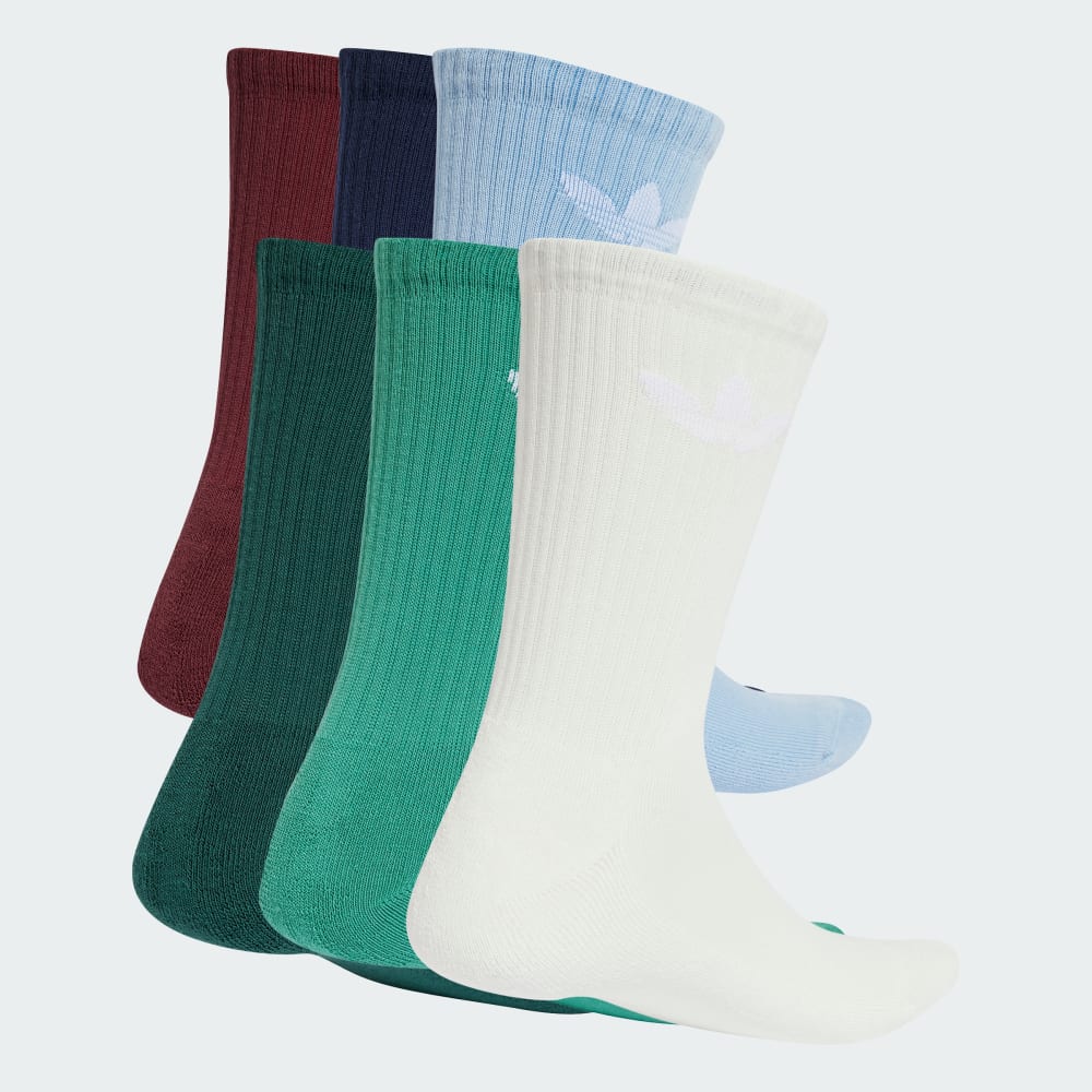 Trefoil Cushion Crew Socks 6 Pairs Adidas Originals