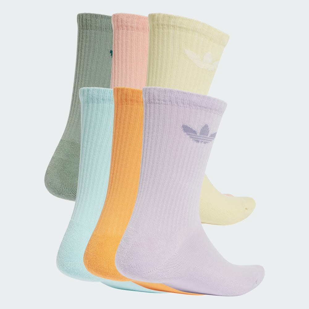 Trefoil Cushion Crew Socks 6 Pairs Adidas Originals