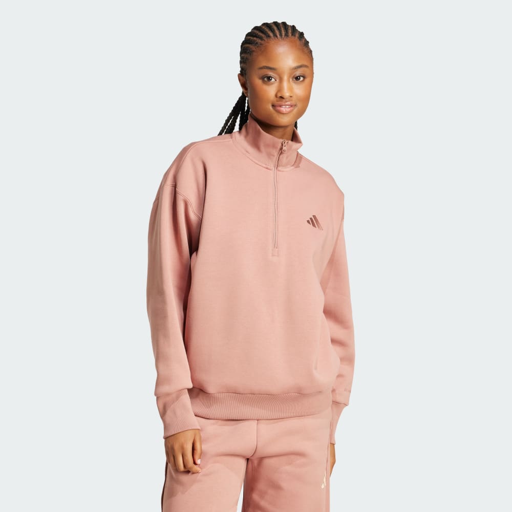 ALL SZN Fleece Loose Quarter-Zip Sweatshirt Adidas