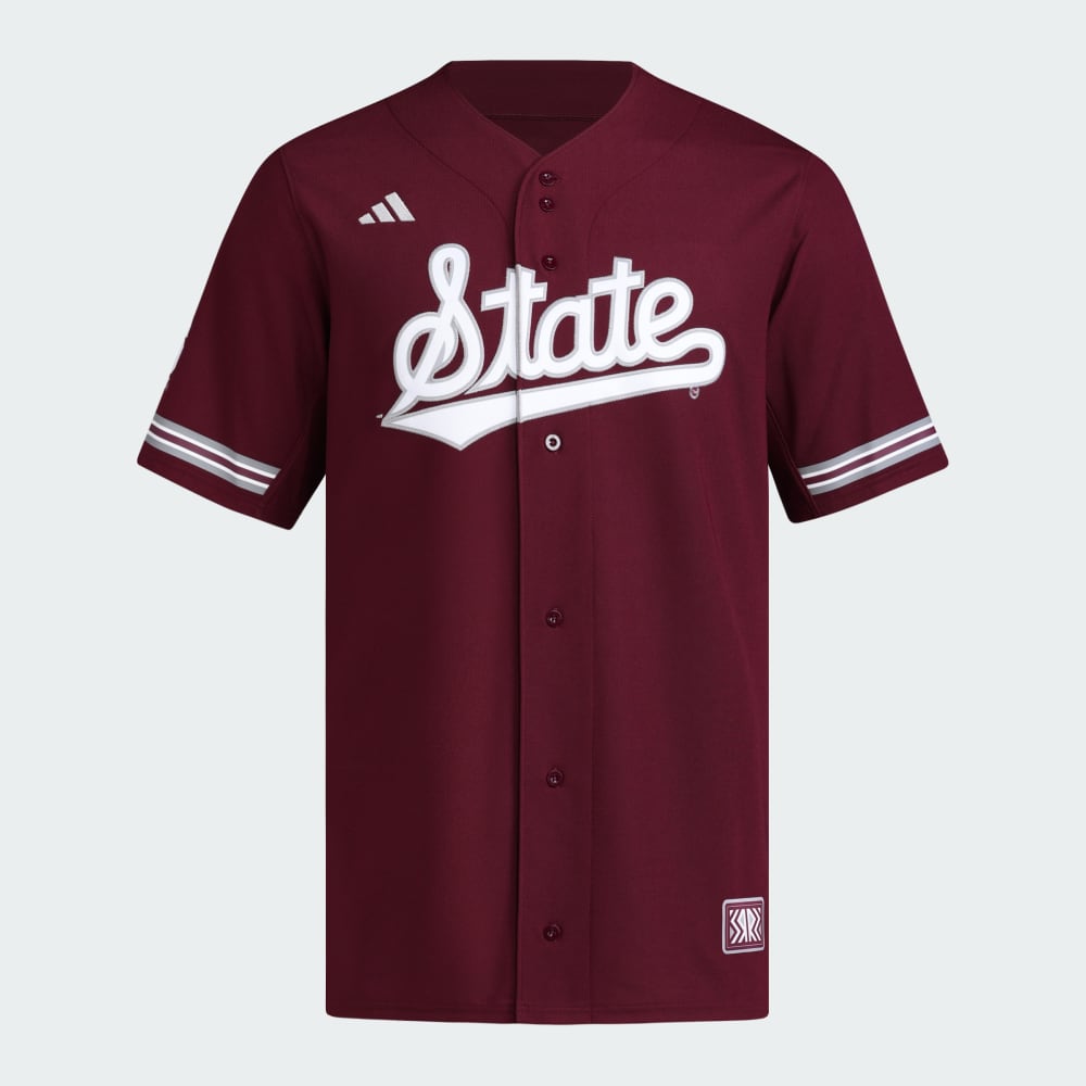 Mississippi State Reverse Retro Full-Button Jersey Adidas performance