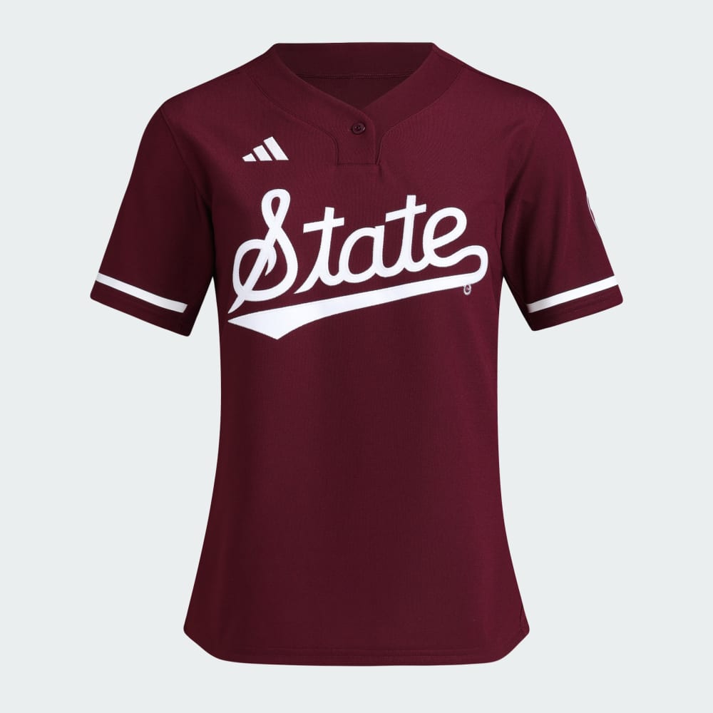 Mississippi State One Button Softball Jersey Adidas performance