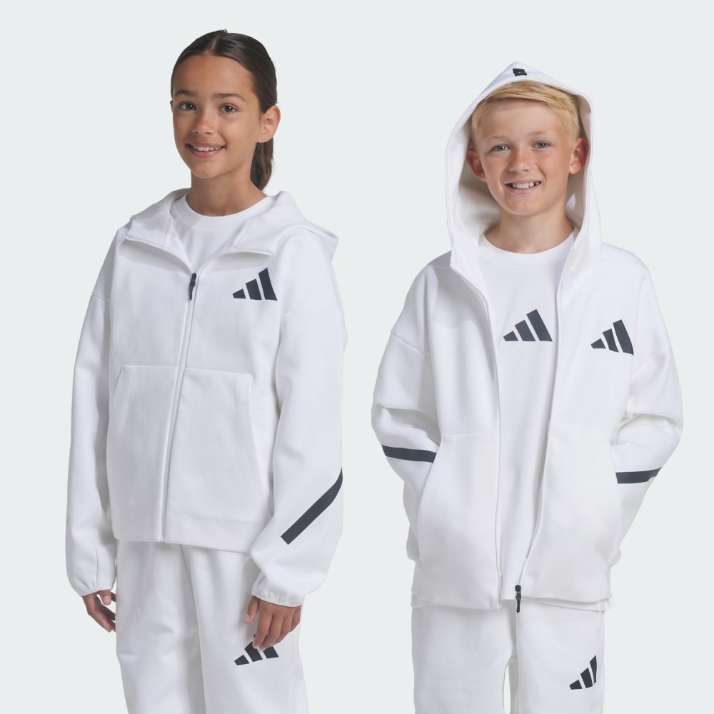 adidas Z.N.E. Full-Zip Hooded Track Jacket Kids Adidas