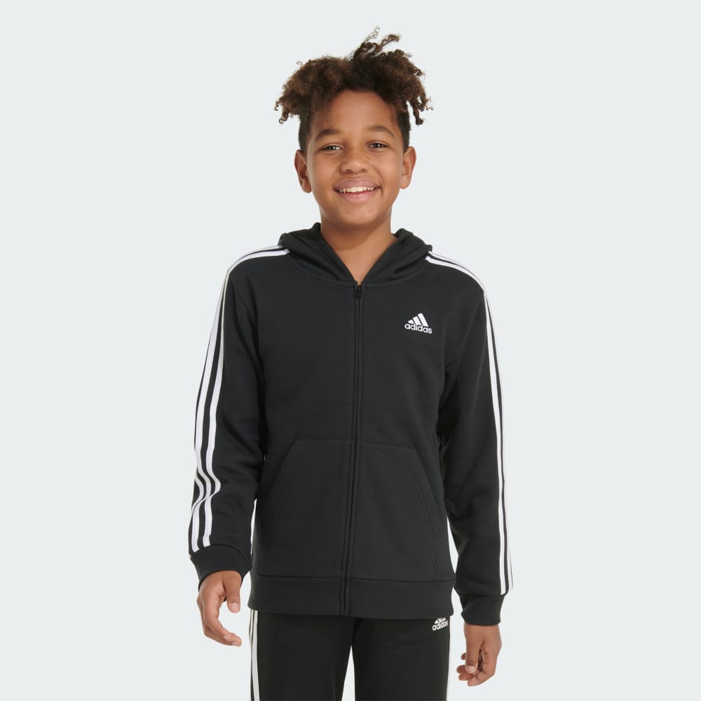 Essentials 3-Stripes Hooded Jacket Adidas