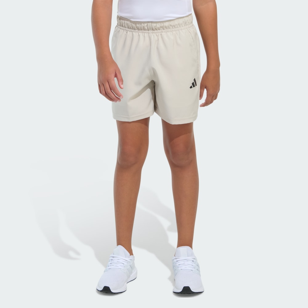 adidas Elastic Waistband Essentials Small Logo Woven Shorts Adidas