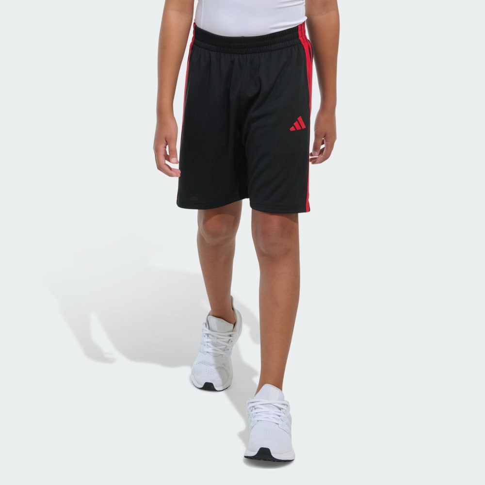 Elastic Waistband Essentials 3-Stripes Shorts Adidas