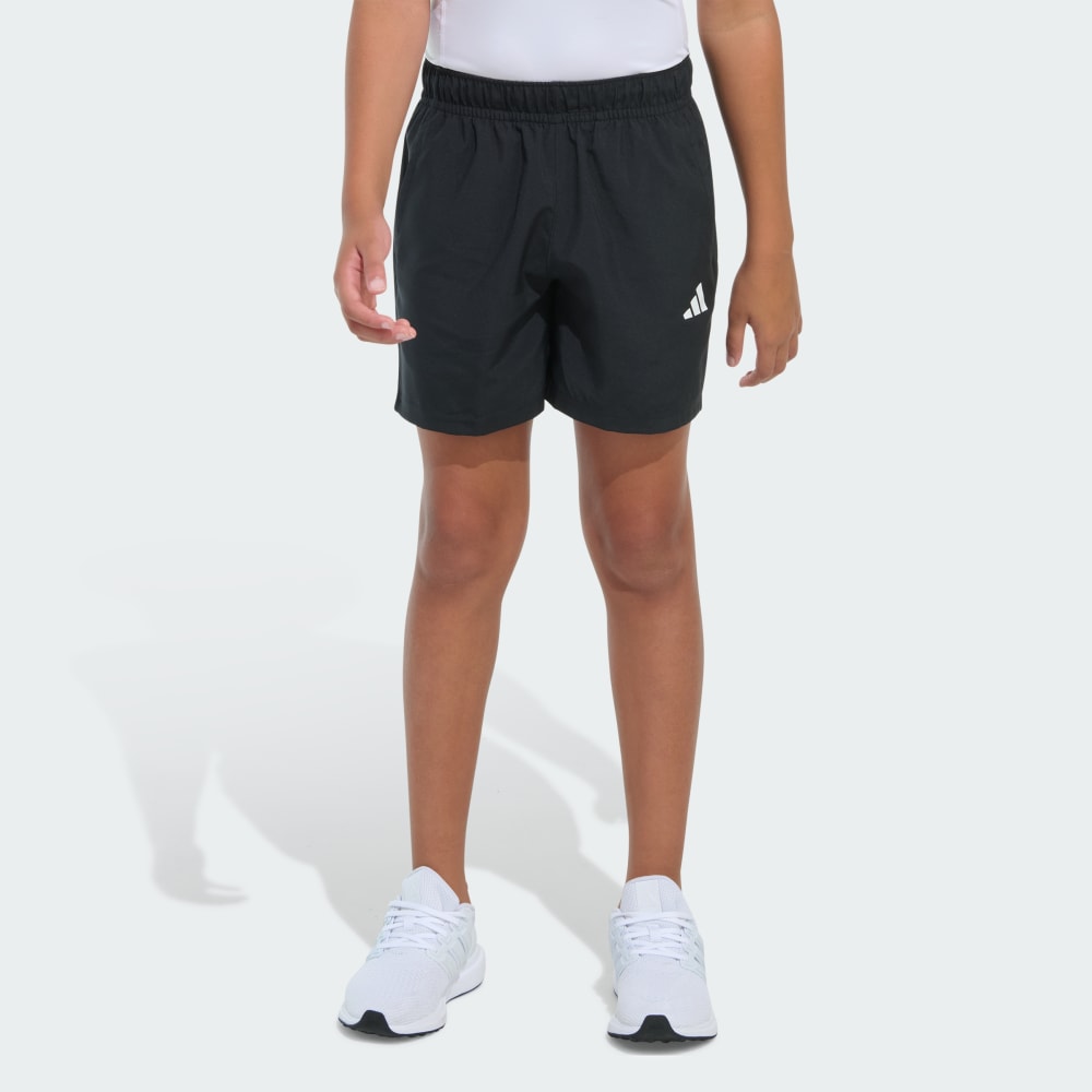 adidas Elastic Waistband Essentials Small Logo Woven Shorts Adidas