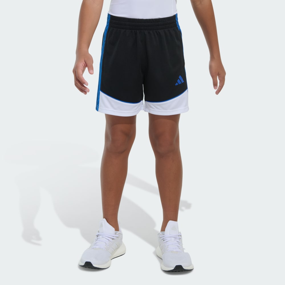 Elastic Waistband Colorblock Shorts Adidas