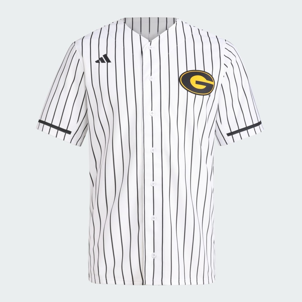 Grambling Pinstripe Full Button Jersey Adidas performance