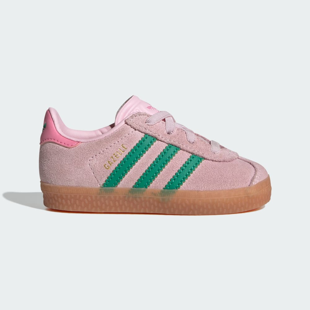 Gazelle Comfort Closure Elastic Laces Shoes Kids Adidas Originals