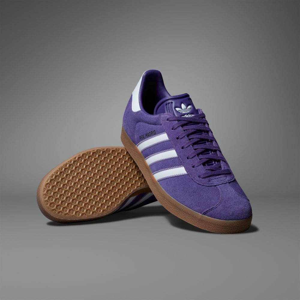 Замшевые кроссовки Gazelle Real Madrid Terrace Icons с резиновой подошвой Adidas Originals