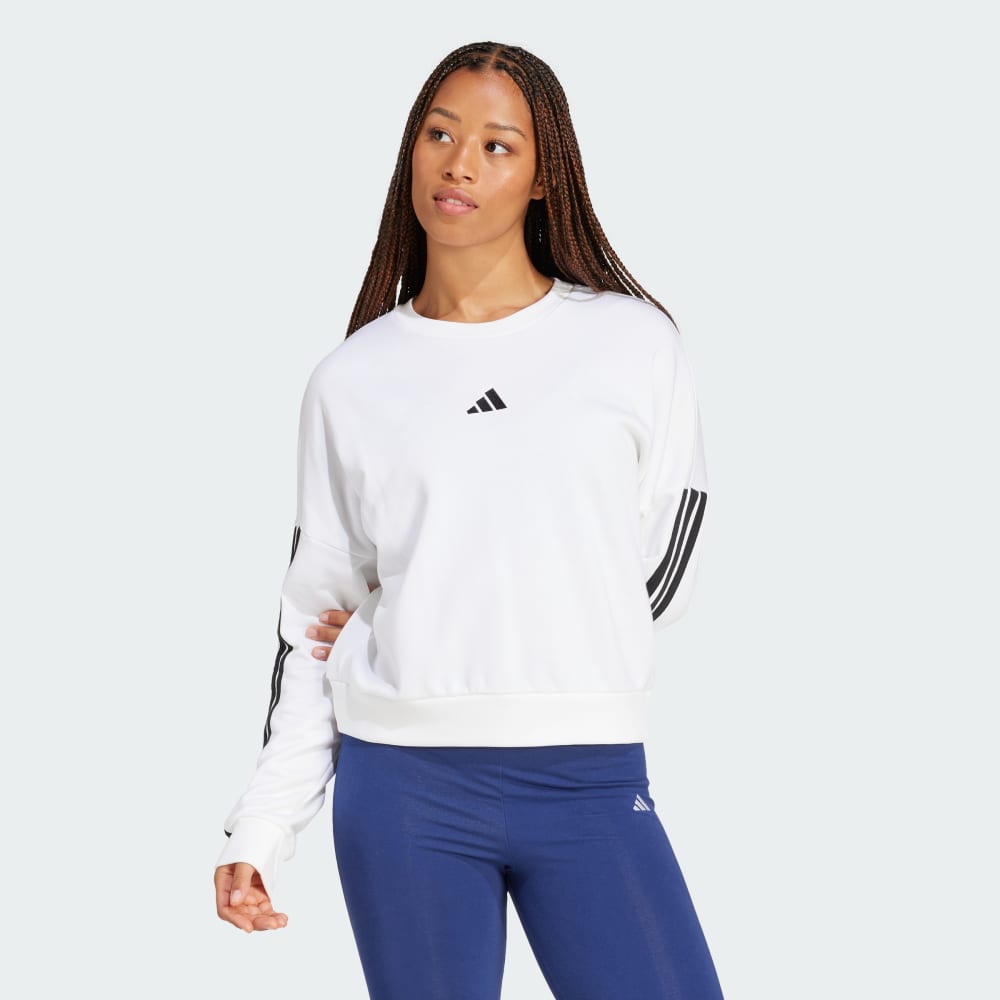 Essentials 3-Stripes French Terry Sweatshirt Adidas