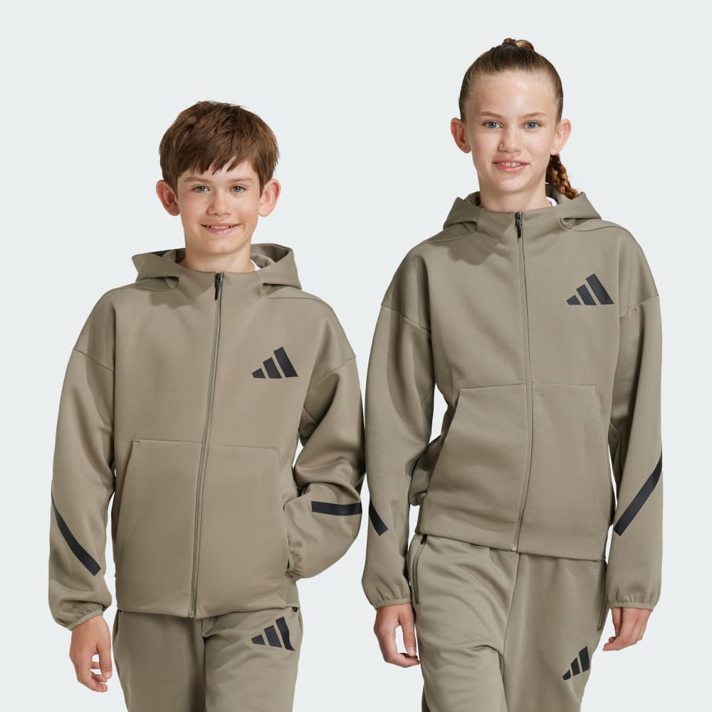 adidas Z.N.E. Full-Zip Hooded Track Jacket Kids Adidas