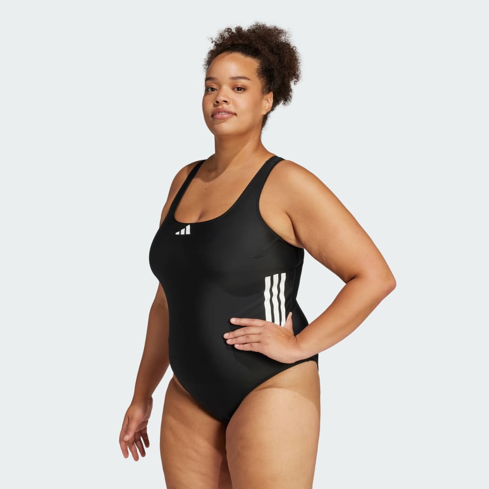 3-Stripes C-Back Swimsuit (Plus Size) Adidas performance