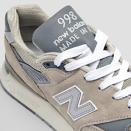 Кроссовки New Balance 998 Core, произведенные в США, с амортизацией ABZORB и верхом из свиной замши New Balance