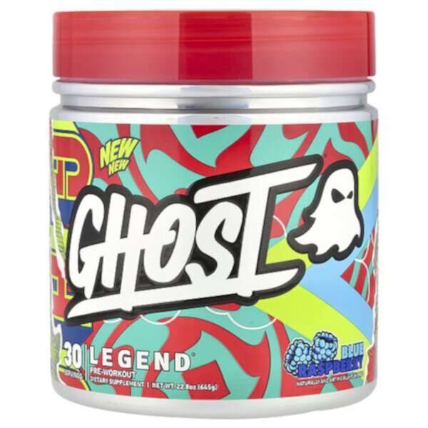 Legend® Pre-Workout, Blue Raspberry, 22.8 oz (645 g) Ghost