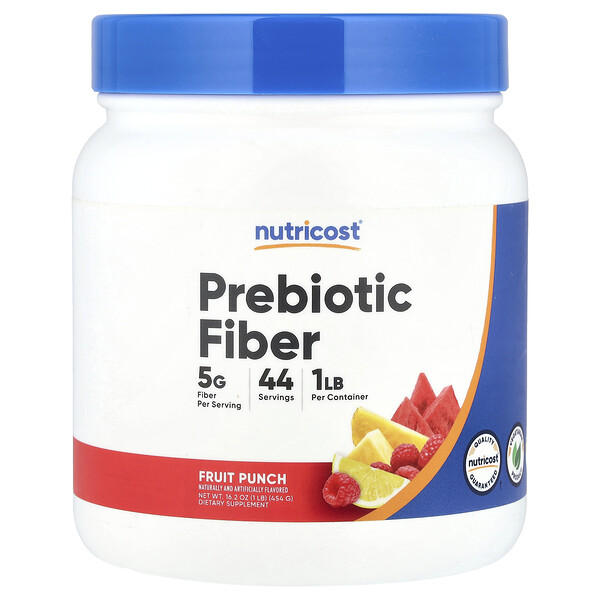 Prebiotic Fiber, Fruit Punch , 16.2 oz (454 g) Nutricost