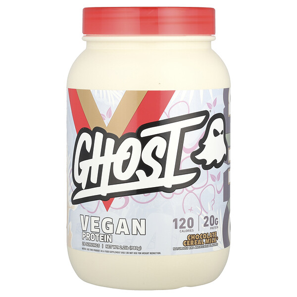 Vegan Protein, Chocolate Cereal Milk®, 2.2 lb (980 g) Ghost