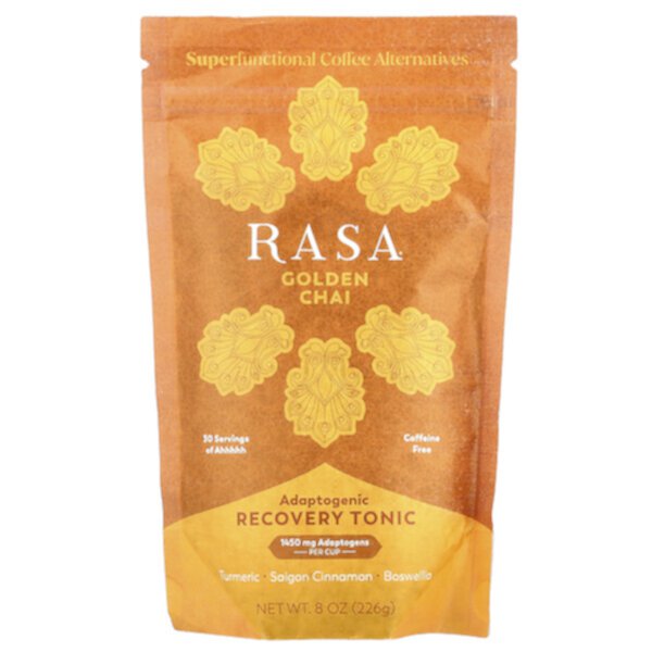 Adaptogenic Recovery Tonic, Golden Chai, 8 oz (226 g) Rasa