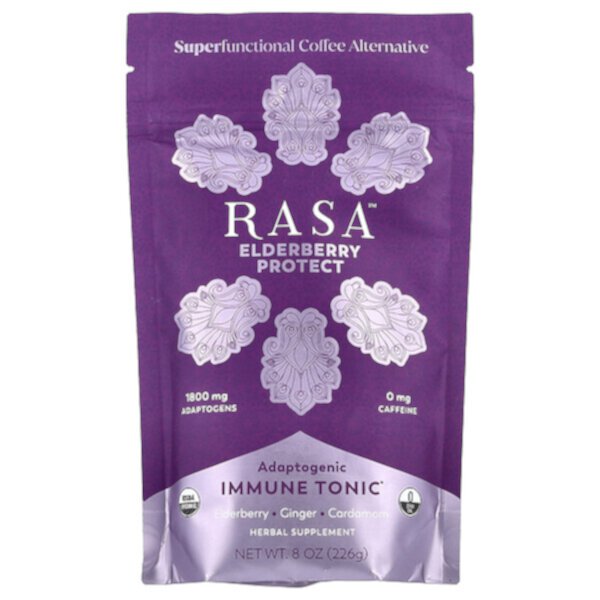 Adaptogenic Immune Tonic, Elderberry Protect, 8 oz (226 g) Rasa