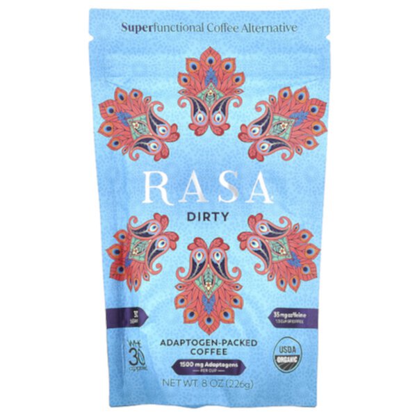 Adaptogen-Packed Coffee, Dirty, 8 oz (226 g) Rasa