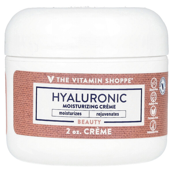 Hyaluronic Moisturizing Creme, 2 oz The Vitamin Shoppe