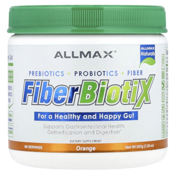 FiberBiotiX, Orange, 7.3 oz (207 g) Allmax