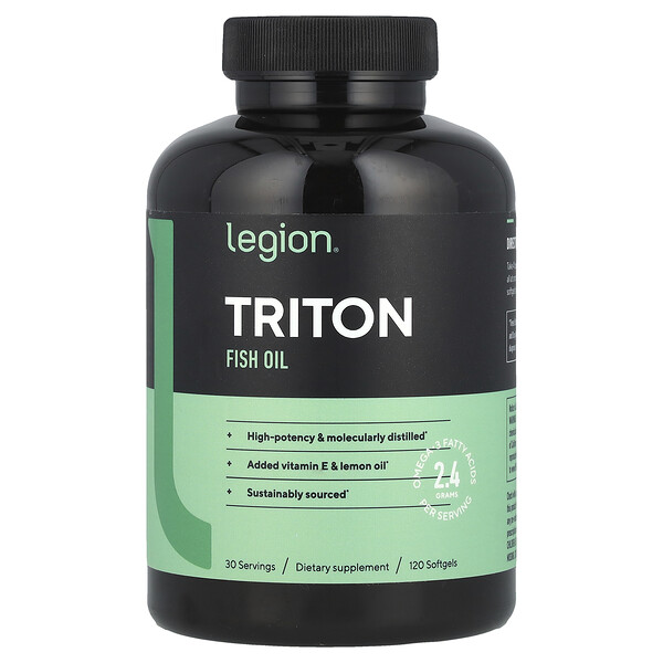 Triton Fish Oil, 120 Softgels Legion Athletics