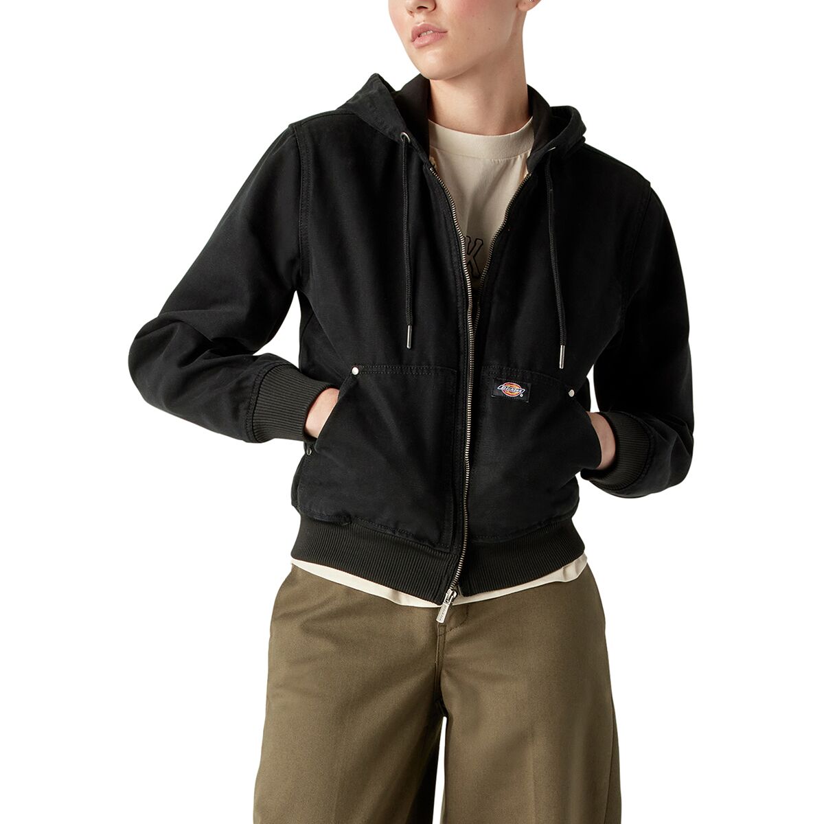 Duck Canvas Textured Fleece Lined Jacket Dickies