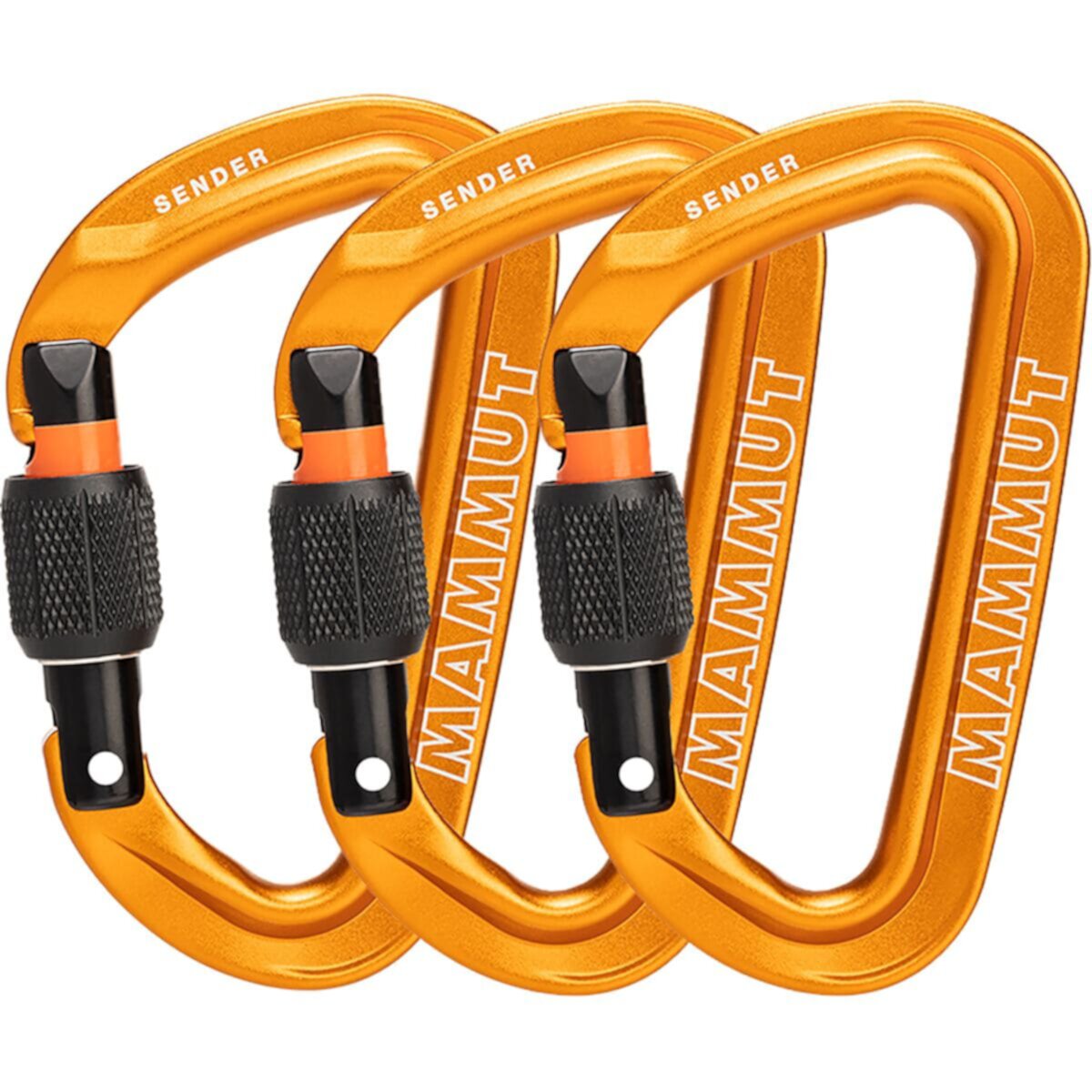 Sender Screwgate Carabiner - 3-Pack Mammut