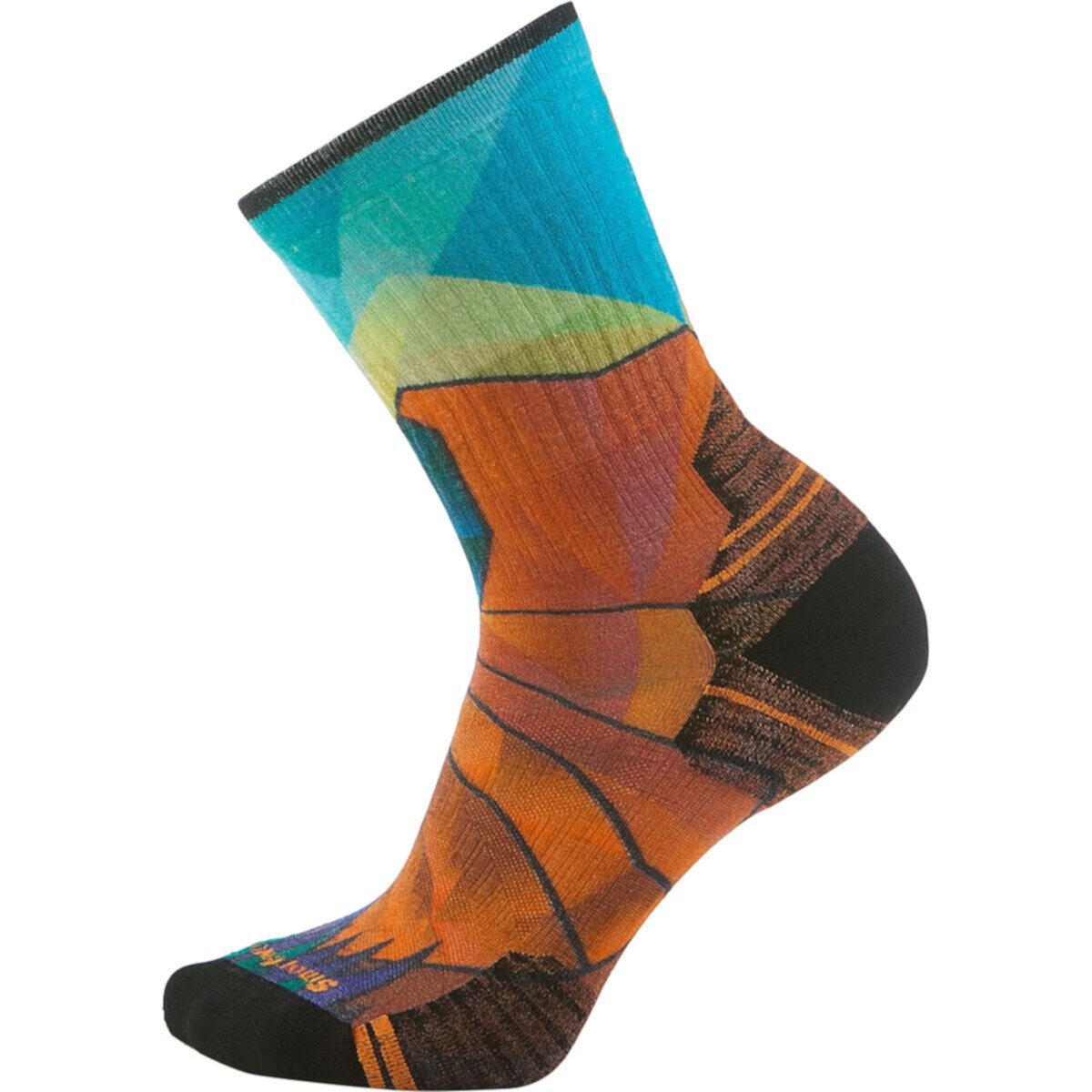 Targeted Cushion Mountain Prism Print Crew Sock Smartwool