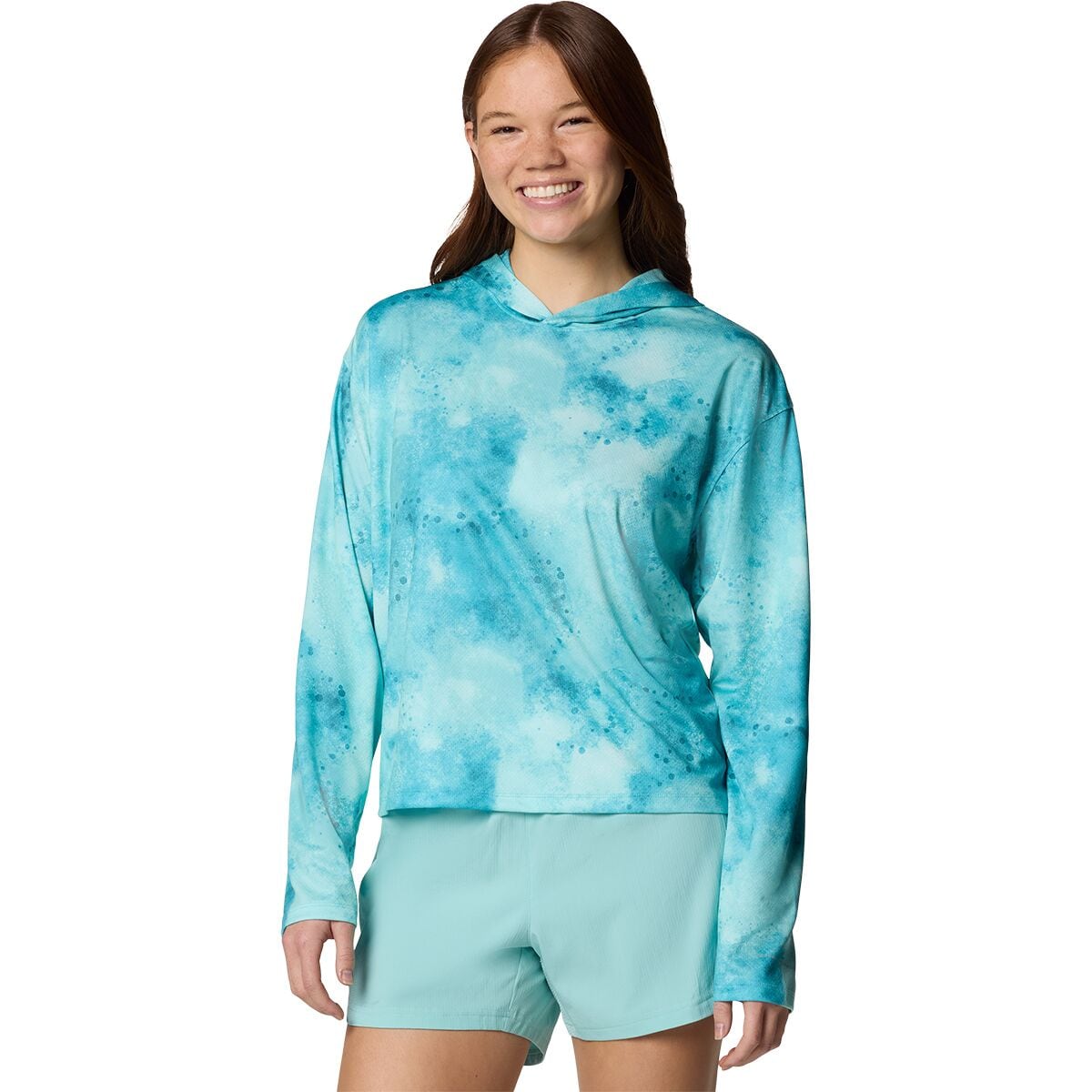 PFG Solar Stream Printed Hoodie Columbia