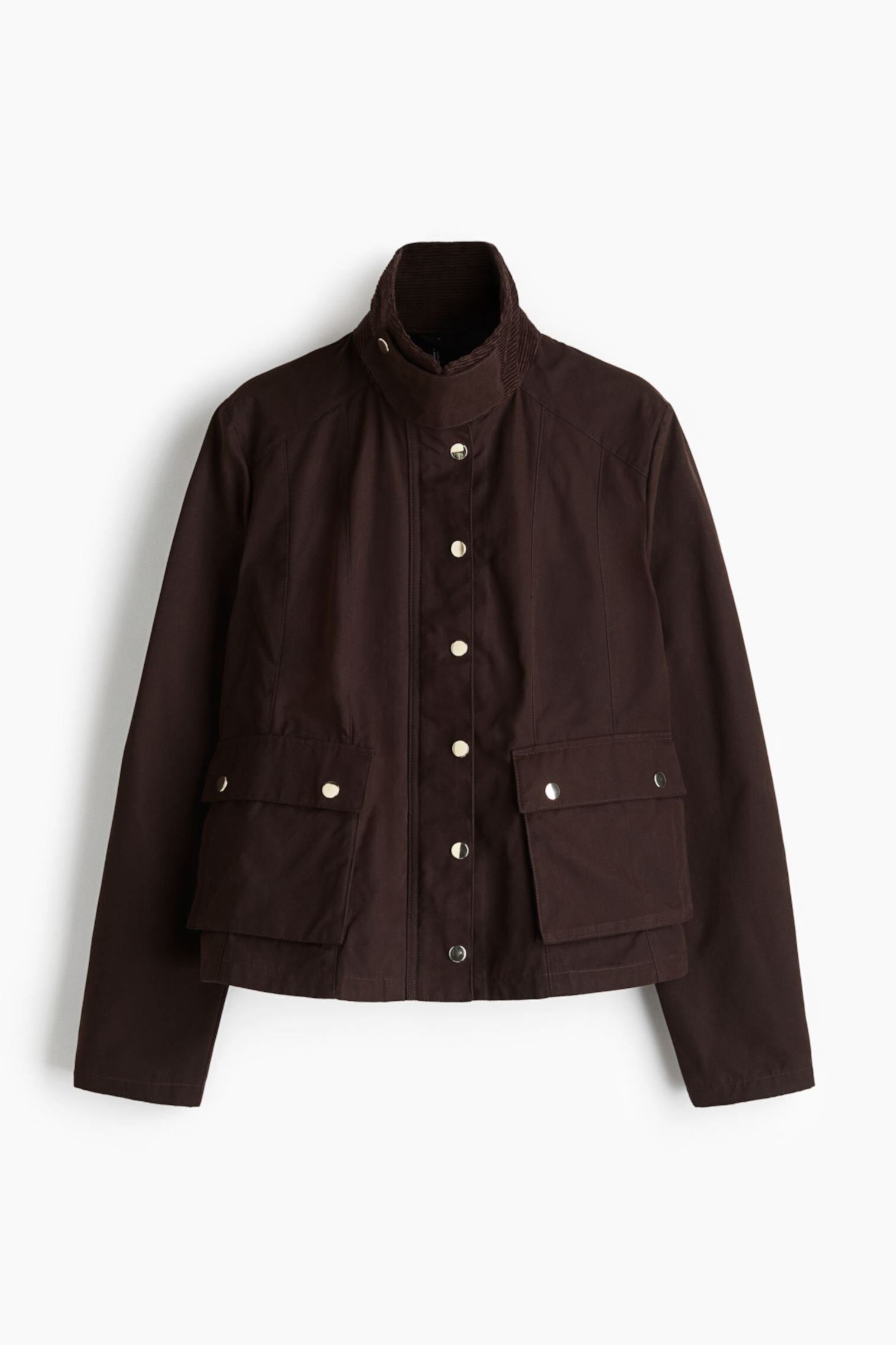 Jacket with Corduroy Collar H&M