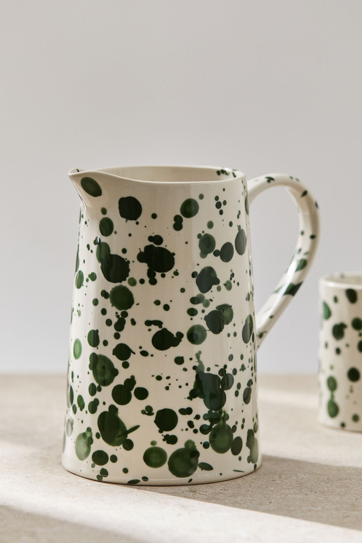 Speckled-Glaze Stoneware Pitcher H&M