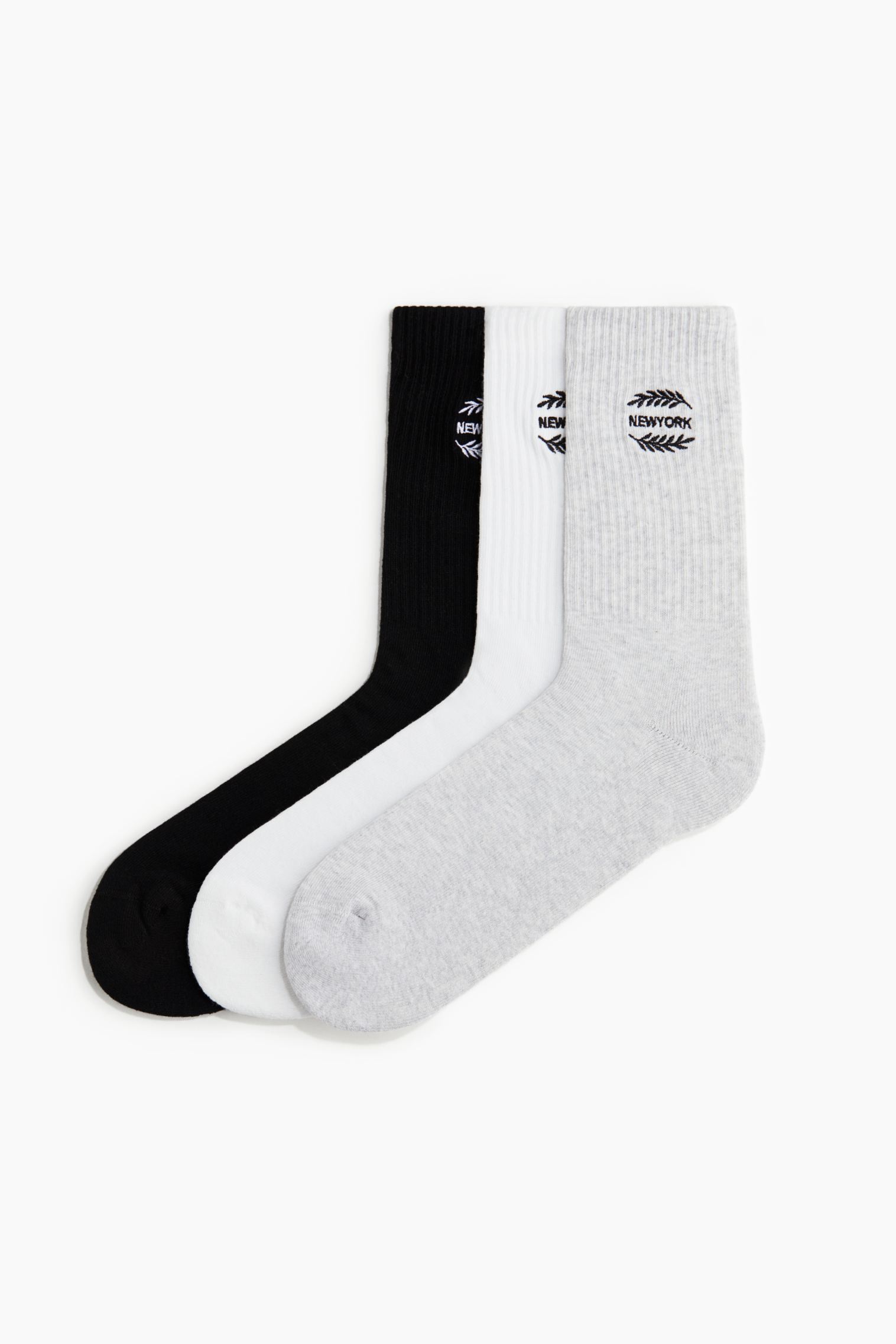 3-pack Socks with Motif H&M