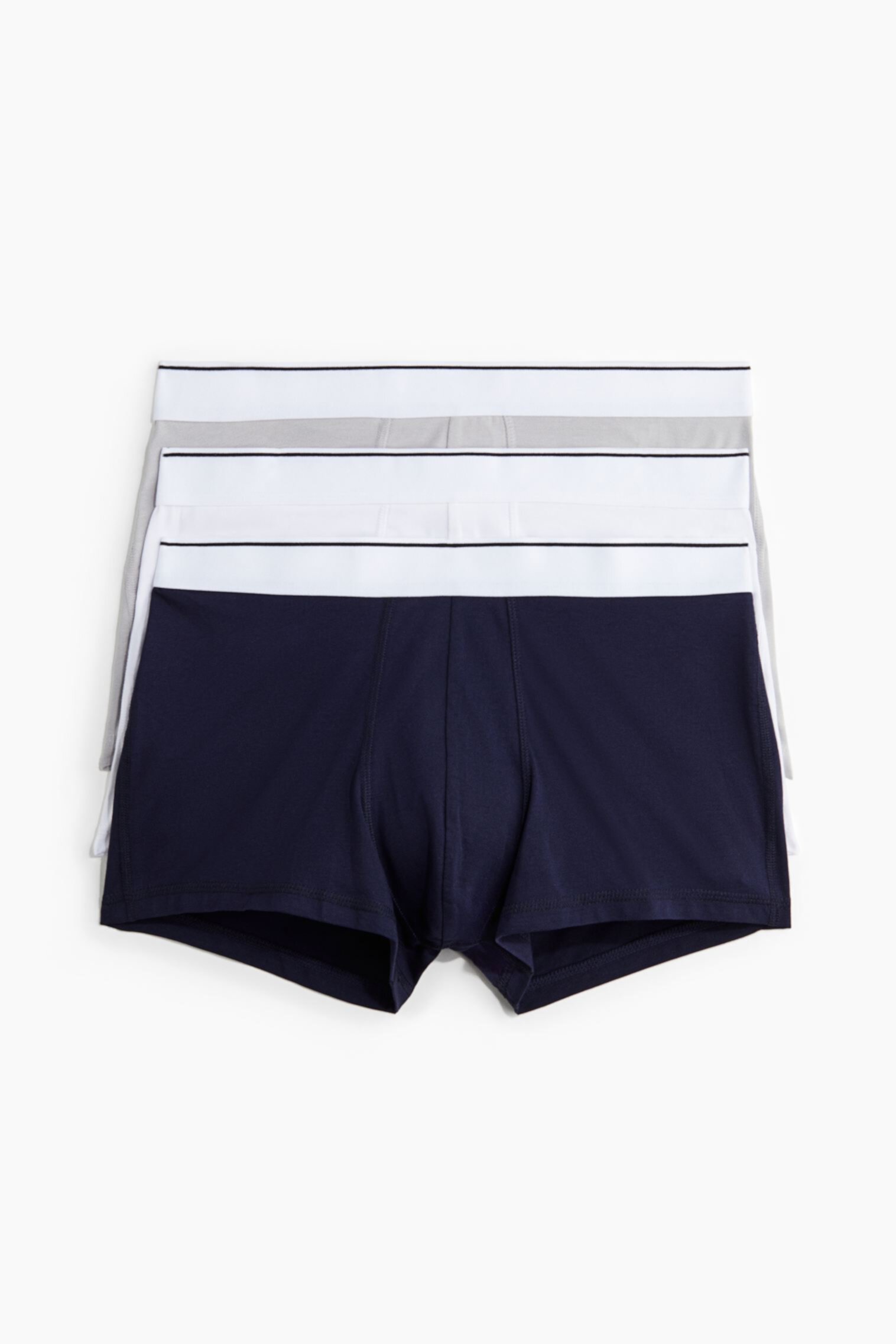 3-pack Short Boxer Briefs with Lycra® H&M