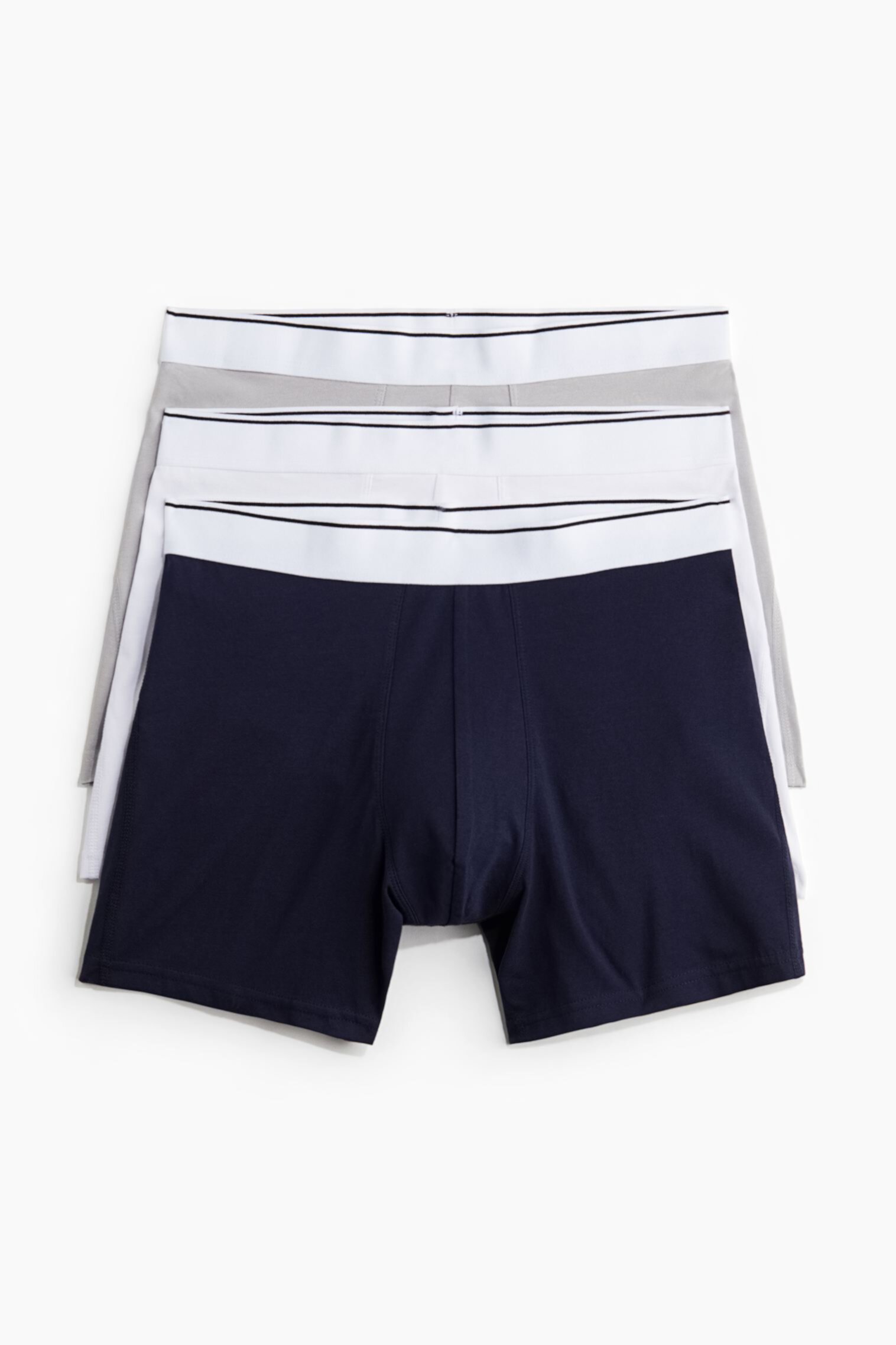 3-pack Mid-Length Boxer Briefs with Lycra® H&M