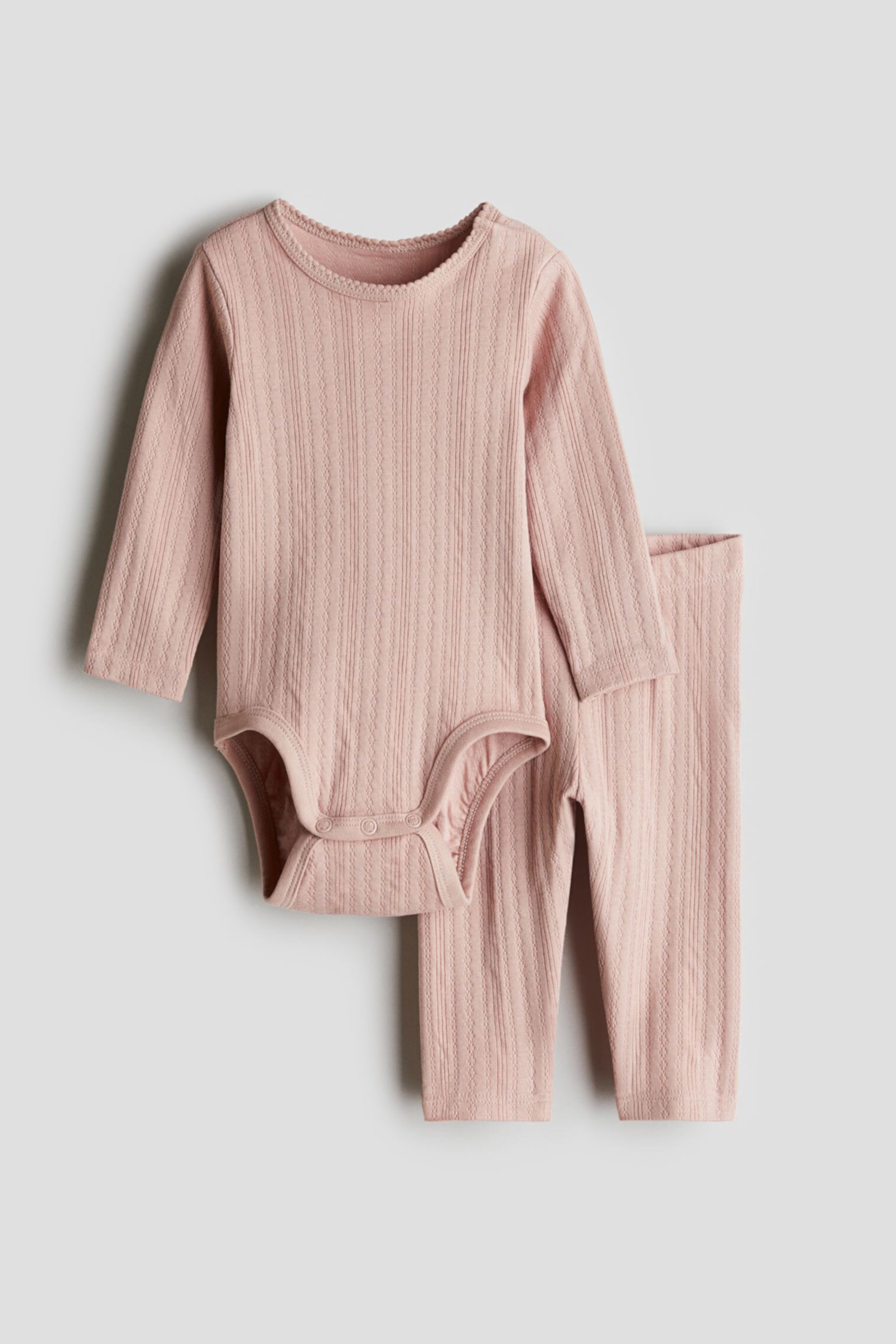 2-piece Pointelle Cotton Set H&M