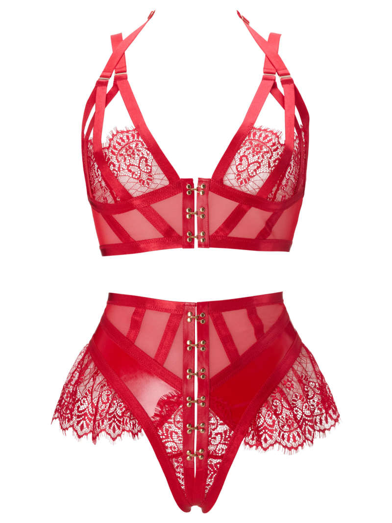 Ann Summers Valentines Exuberant set in red Ann Summers