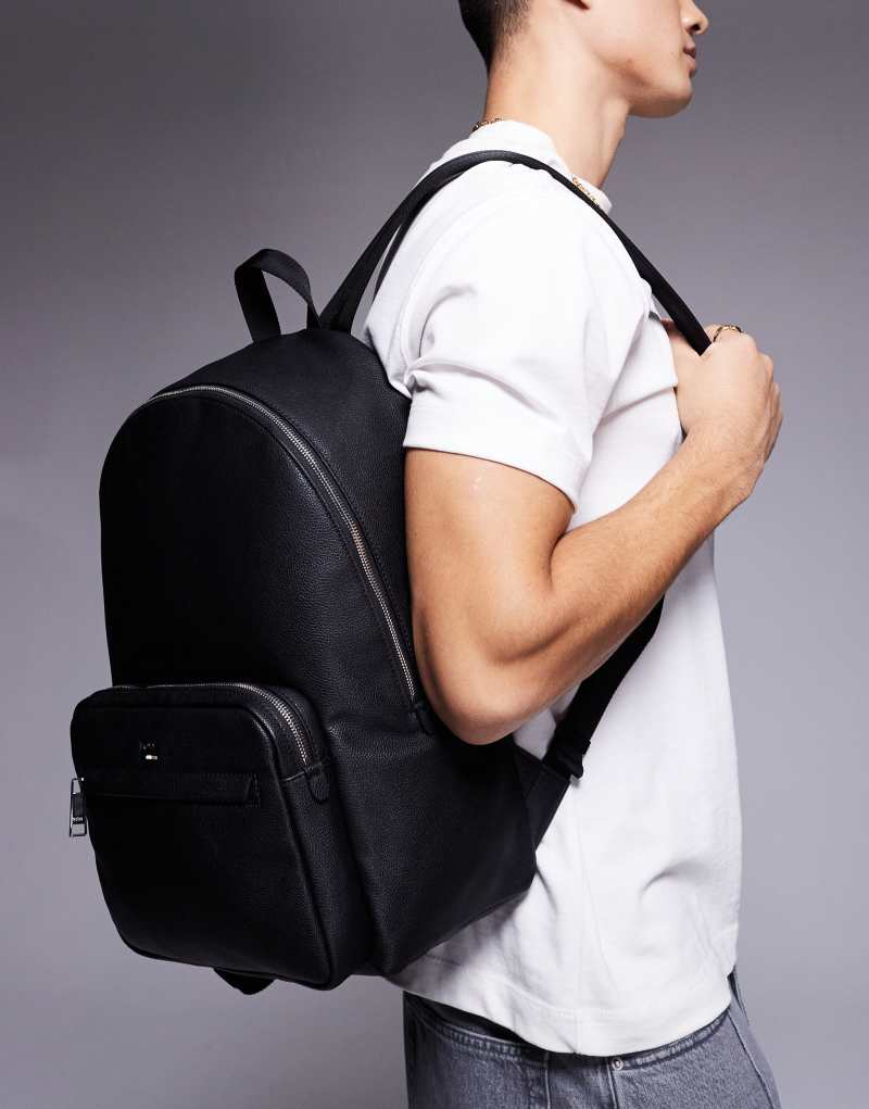 Boss Ray backpack in black BOSS Orange