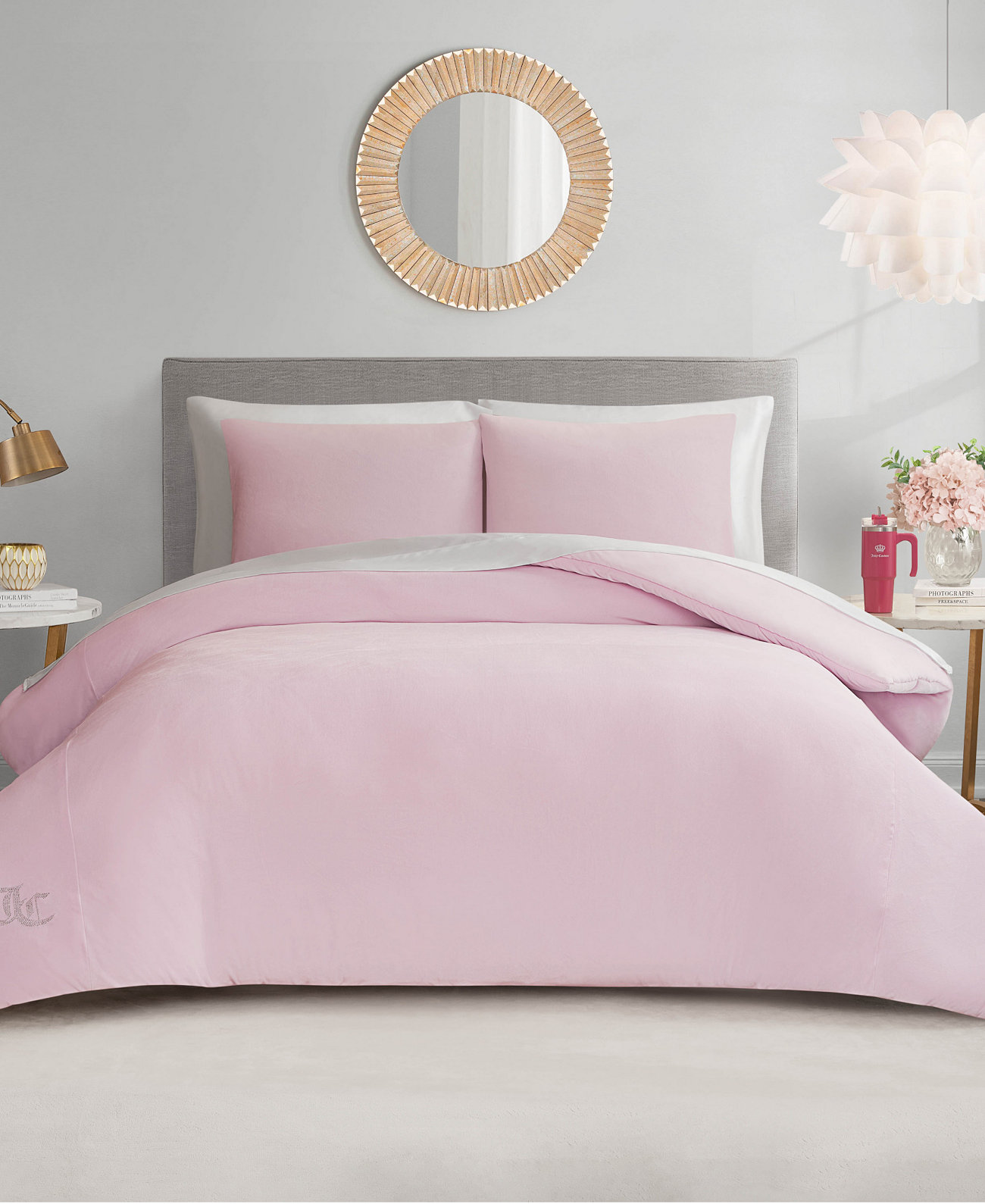 Velour 3-Pc. Comforter Set, Full/Queen Juicy Couture