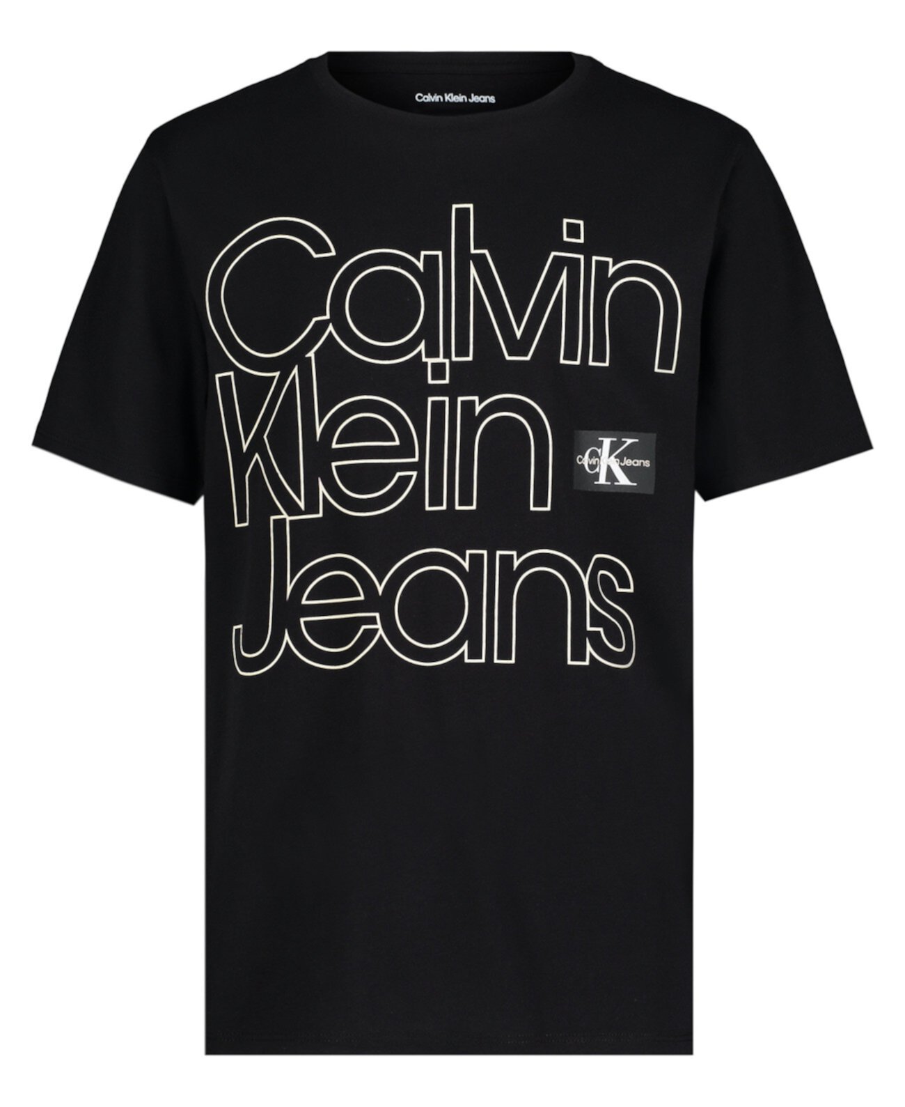 Big Boys Side By Side Short Sleeve T-Shirt Calvin Klein