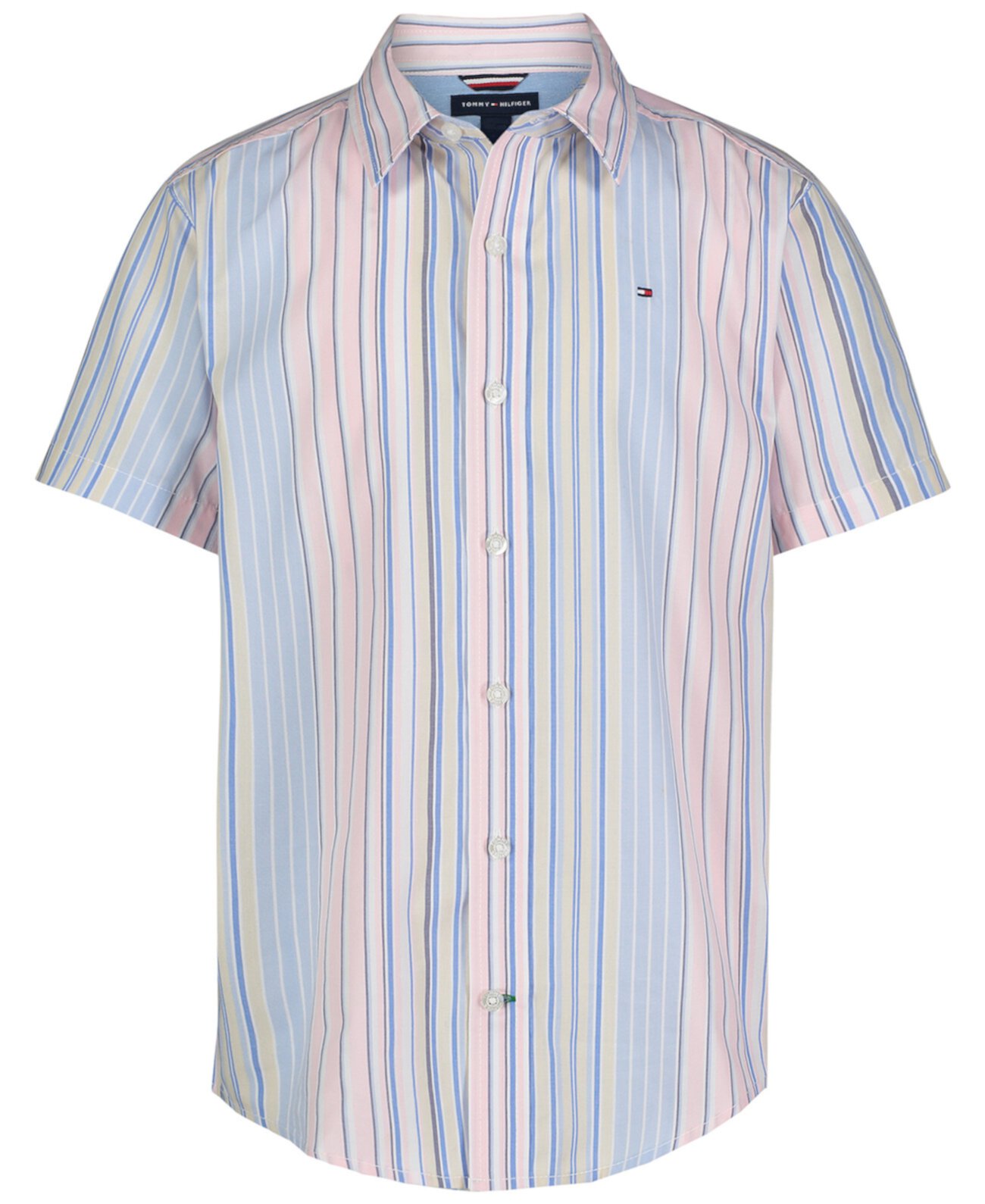 Big Boys Tommy Variegated Stripe Shirt Tommy Hilfiger