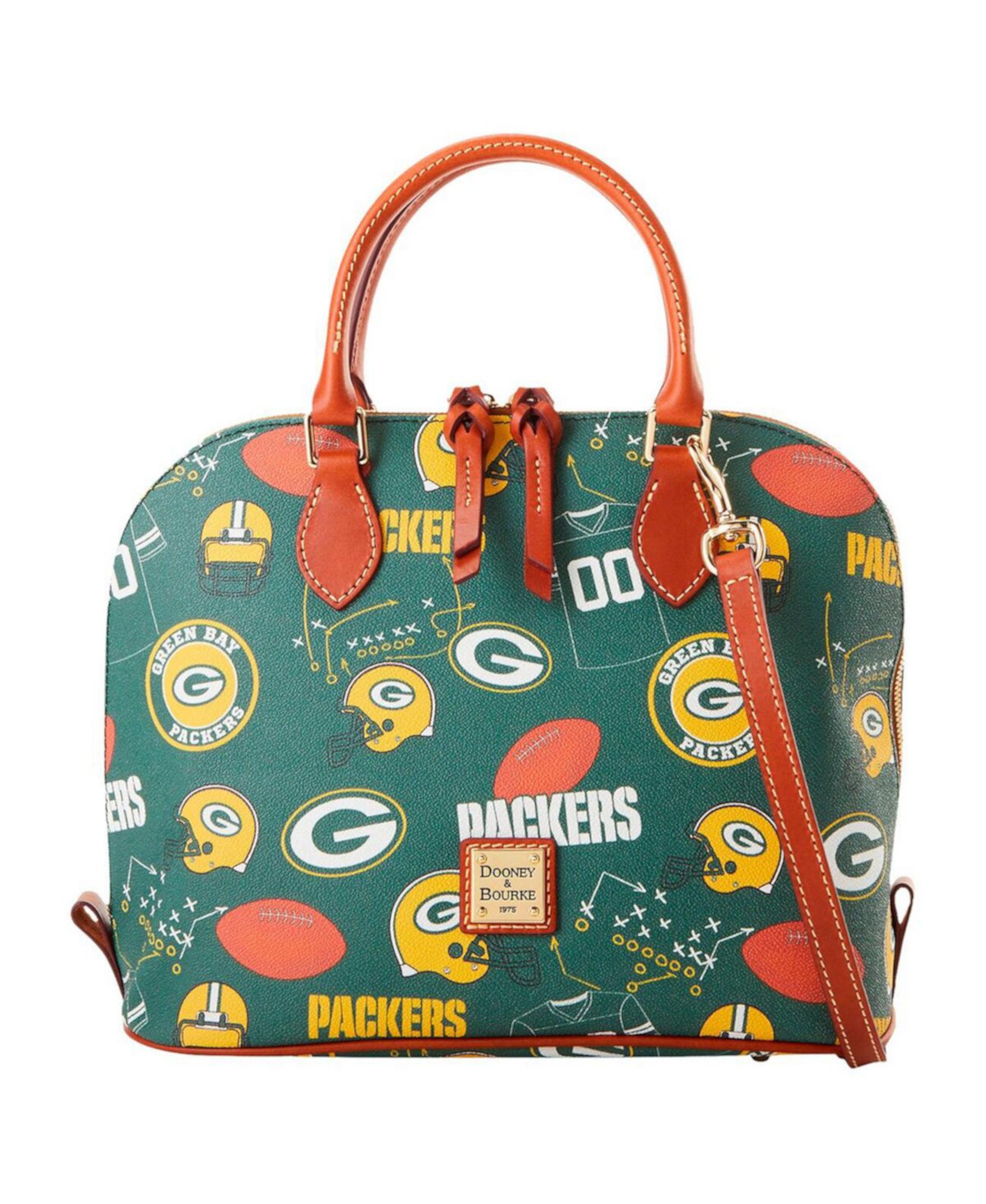 Green Bay Packers Game Day Zip Zip Satchel Dooney & Bourke