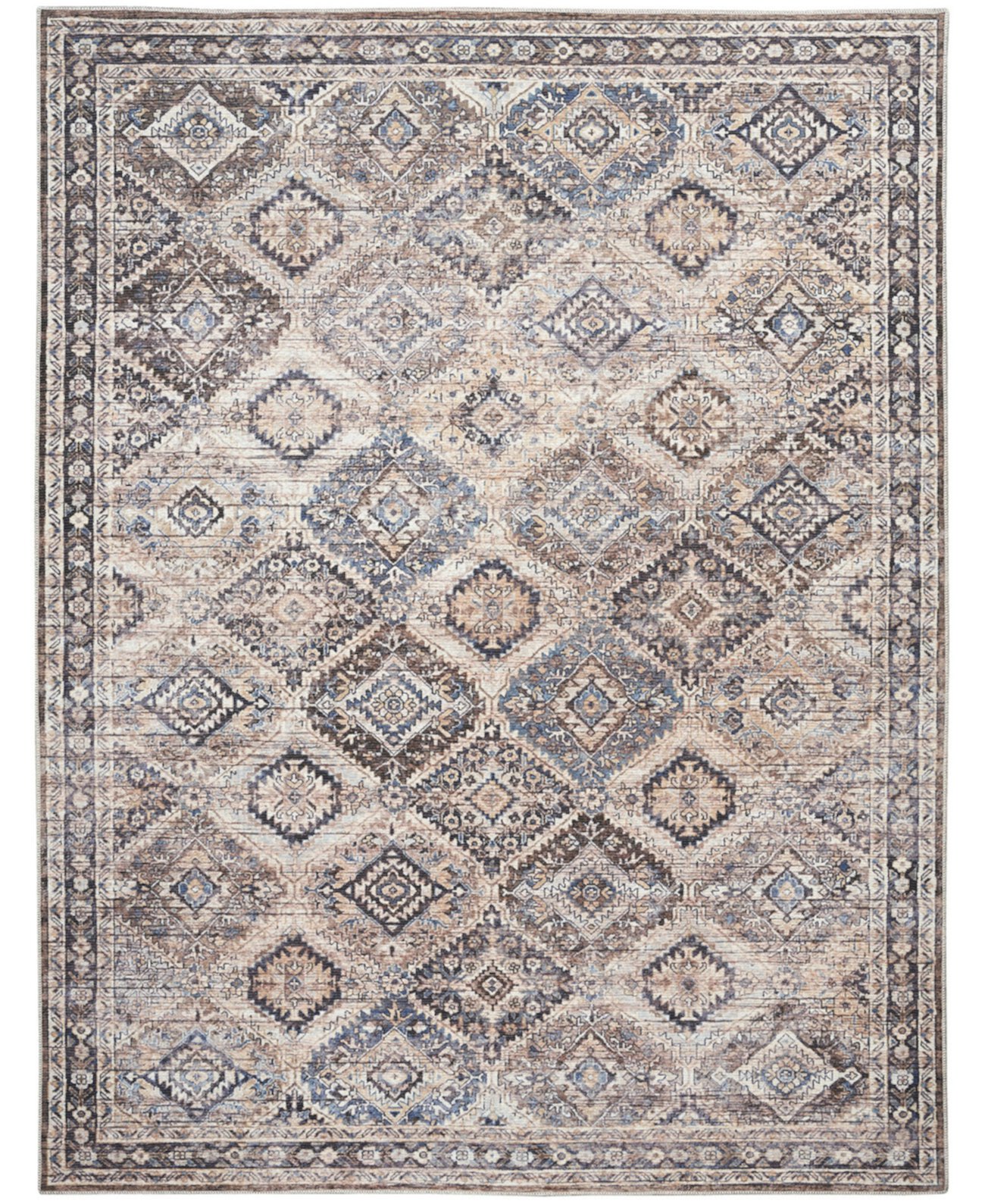 Series 1 SR103 Machine-Washable 7'10" x 9'10" Area Rug Nicole Curtis