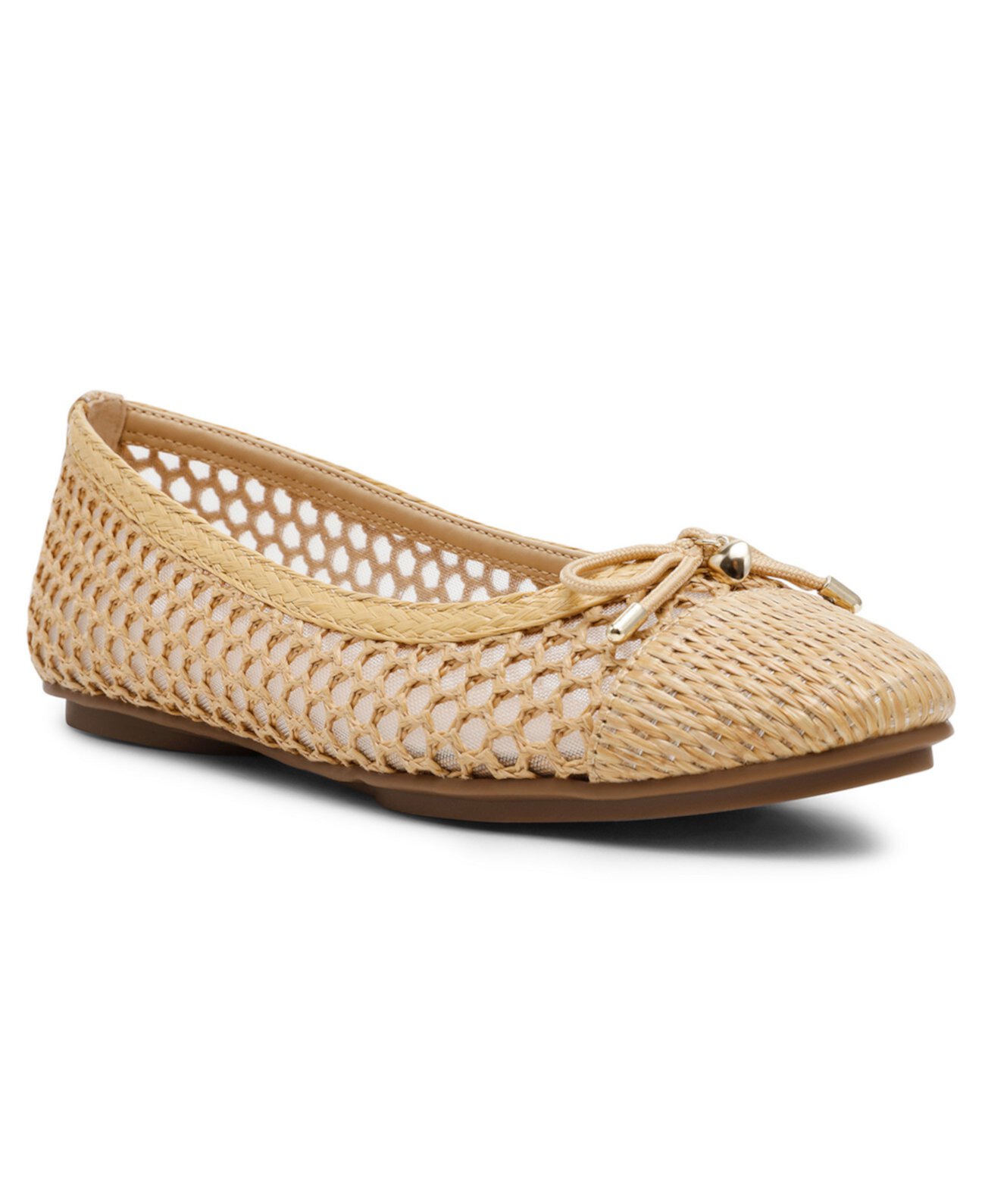 Women's Luci Raffia Cap Toe Ballet Flats Anne Klein